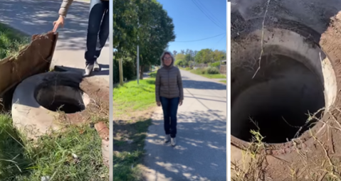 Friedrich reclama mantenimiento en los barrios y advirtió el peligro presente por falta de tapas cloacales