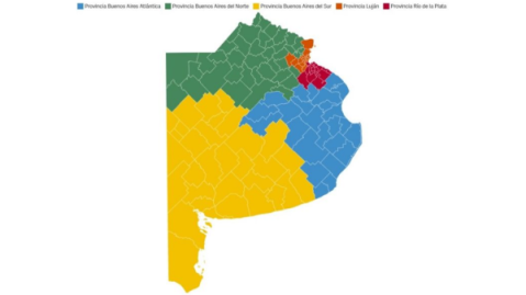 Un proyecto busca dividir Buenos Aires y crear 5 provincias: ¿en cuál estaría General Rodríguez?