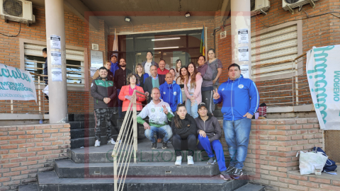 Protesta frente a las Fiscalías de General Rodríguez por una "situación crítica" de salud laboral