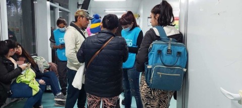Para evitar el colapso de sus salas de pediatría, el Hospital Vicente López referencia chicos a las salitas