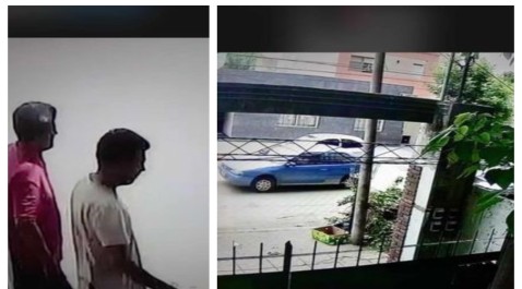 Logró conseguir los videos y pide colaboración para identificar a quienes robaron su auto hace dos semanas