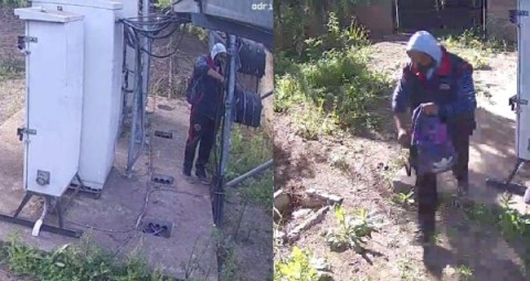 Robó cables de una antena de telecomunicaciones y fue aprehendido