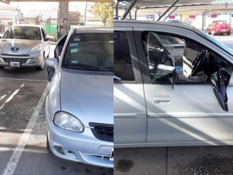 Robo en el estacionamiento del Carrefour