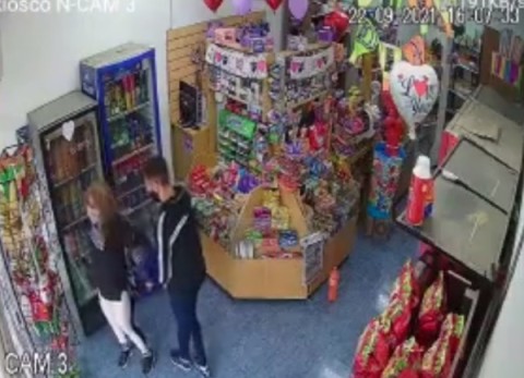 Video: robo a mano armada en un kiosco de la calle Concejal Hernández