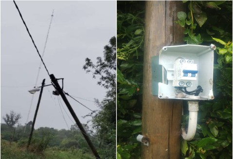 Enojo de los vecinos del barrio San Martín por robos de cables en la zona