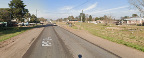 Motociclista sufrió lesiones tras un choque con una camioneta en Ruta 24