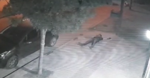 Vídeo: Robó un celular, lo salieron a correr, pero lo "detuvo" un canasto de basura