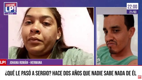 Video: la emotiva entrevista con Johana, una rodriguense que busca a su hermano hace más de dos años