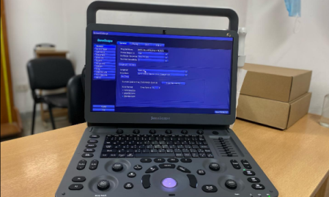 El Hospital Vicente López sumó un ecógrafo para el área de neonatología