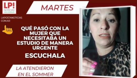 Tras contar su angustiosa historia, Daniela fue atendida y mandó un mensaje