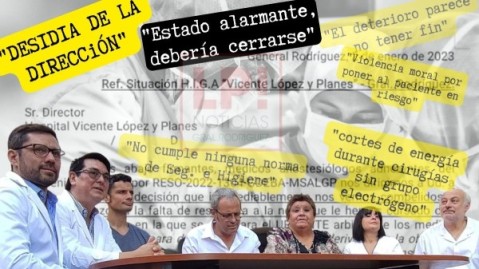 El durísimo comunicado de anestesistas que suspendió las cirugías programadas en el Hospital Vicente López