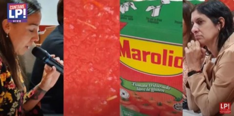 Entrega de tomate triturado del SAE terminó en debate en el HCD y el oficialismo leyó la justificación del proveedor