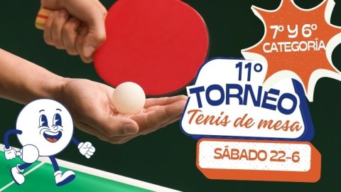 Está abierta la inscripción para el 11° torneo de Tenis de Mesa de Bersie en 6° y 7° categoría
