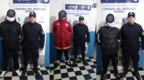 Tres personas arrestadas por un asalto armado en el centro de la ciudad, uno de ellos, menor de edad
