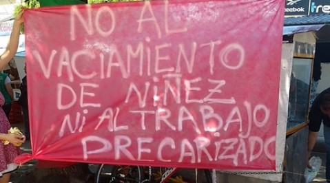 Este jueves trabajadores del Servicio Local de la Niñez harán una manifestación en la Plaza Central