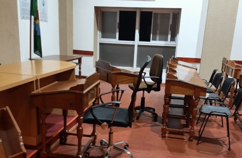 Vandalizaron el recinto del Concejo Deliberante: "Que queda para la sociedad"