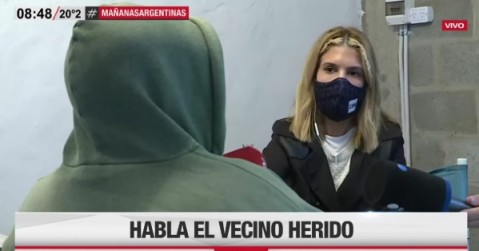 El dram&aacute;tico relato del vecino baleado en la violenta entradera del s&aacute;bado