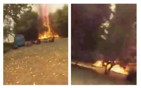 Video: así se vivió el avance de las llamas en el voraz incendio de Mi Rincon