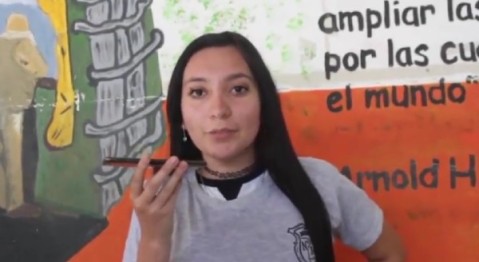 El video que la Escuela 14 "Mimí Tardivo" de General Rodríguez le envió a Cristina Kirchner