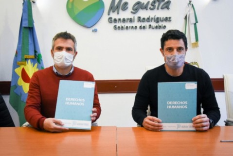 El Municipio y la Provincia firmaron acuerdo por "promoción y protección de Derechos Humanos"