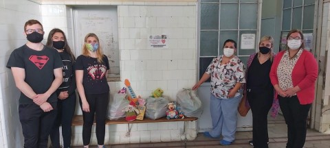 Gimnasio local hizo una donación al Hospital Vicente López y Planes