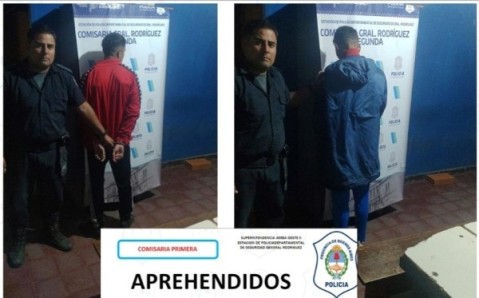 Detuvieron a dos delincuentes que circulaban en una moto robada y venían de asaltar a un vecino