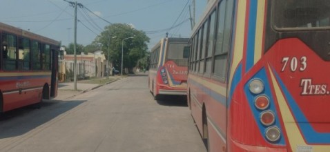 Paro y reducción de servicio de colectivos