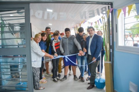 Cómo son las obras que inauguraron en dos escuelas del Sommer