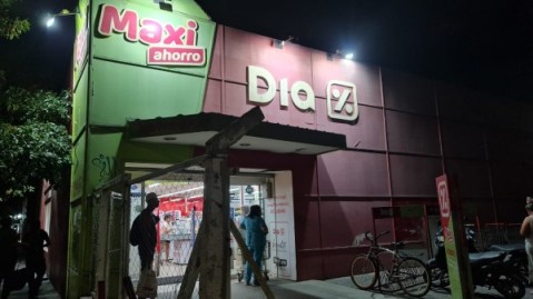 Un delincuente asalt&oacute; a punta de pistola el supermercado D&iacute;a de General Rodr&iacute;guez