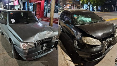 Choque en Musso y Balbín tuvo dos lesionados