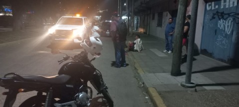 Atrapan a delincuente que robo una moto en el Supermercado Día