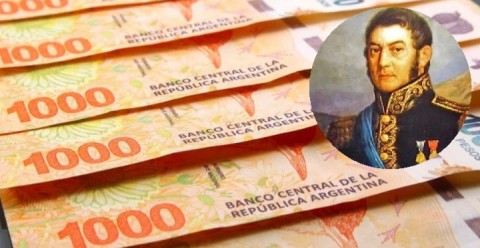 El Banco Central anunció la llegada de un nuevo billete de $1000 con la figura de un prócer argentino