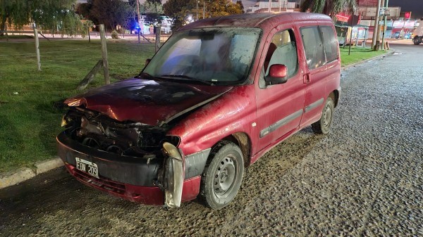 Susto para una pareja en la Autopista