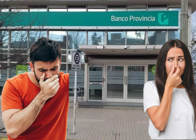 La asquerosidad que encontró una vecina al ir a los cajeros del Banco Provincia: "salí corriendo"