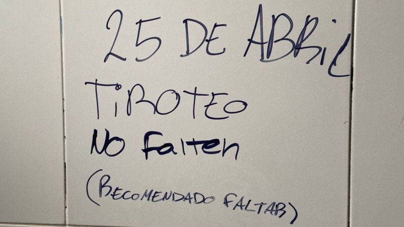 Alerta en colegios de General Rodr&iacute;guez por graves amenazas escritas en los ba&ntilde;os
