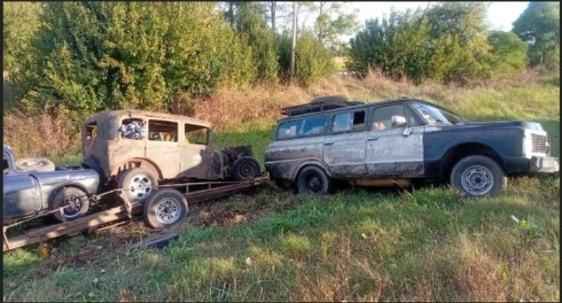 Un rodriguense protagoniz&oacute; un despiste en la Ruta 5 con la camioneta que manejaba