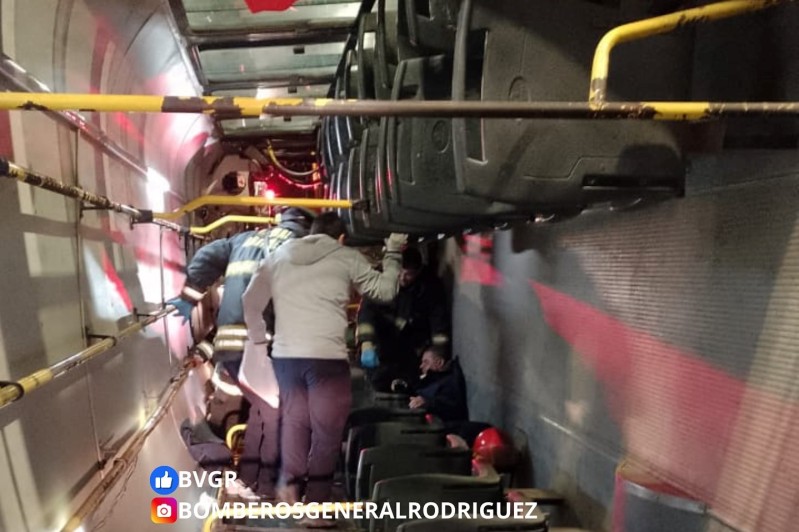 El fuerte y revelador relato de uno de los pasajeros del colectivo La Perlita que volcó en Ruta 7
