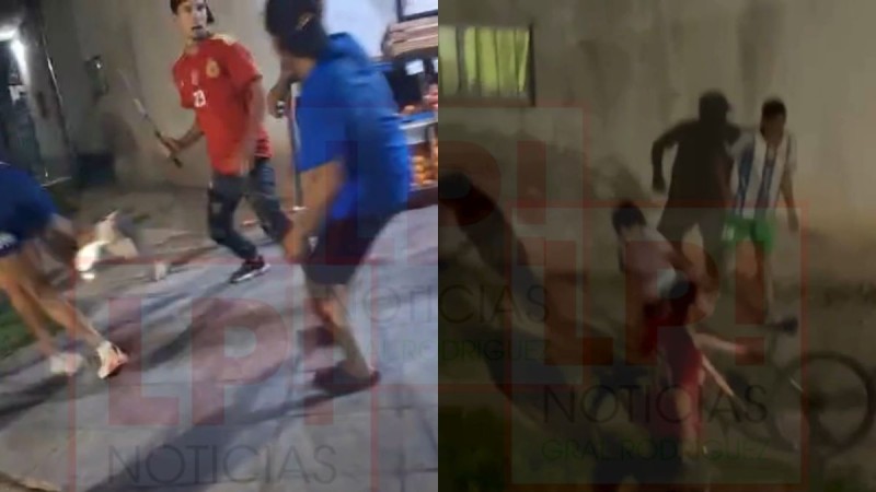 Video: temor en un barrio tras episodio vecinal con violento ataque, robo, aprehensiones y posteriores liberaciones
