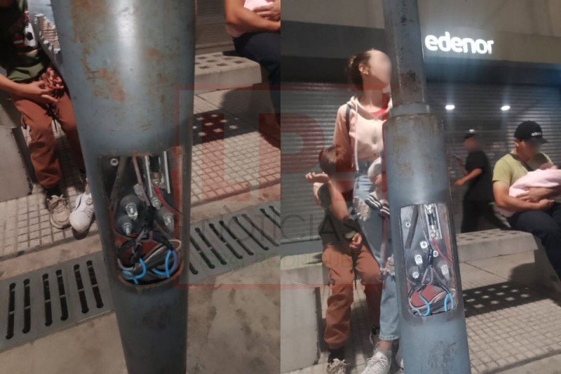 Otro caso: un niño recibió una descarga eléctrica por un poste sin tapa frente a la oficina local de Edenor