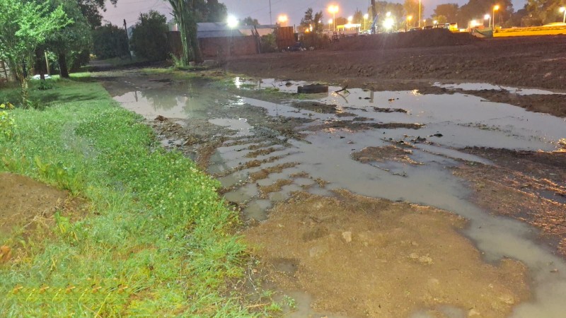 El estado de la calle cuando llueve