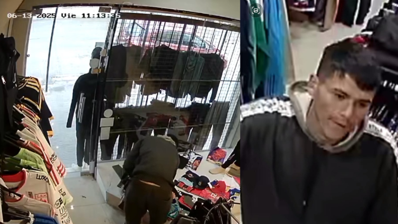 Robó en un local, quedó escrachado y dejó enfurecido a un comerciante: "Voy a irme de acá"