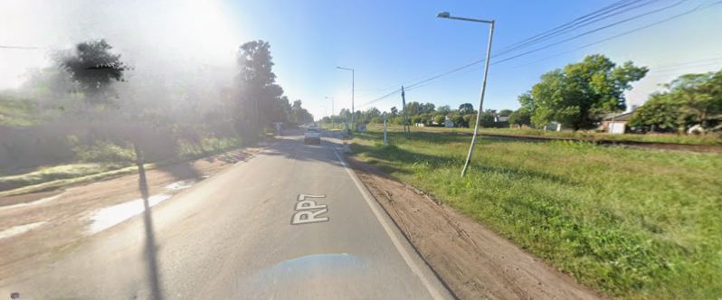 Una mam&aacute; y su beb&eacute; fueron chocados por un m&oacute;vil de la DDI Luj&aacute;n en Ruta 7