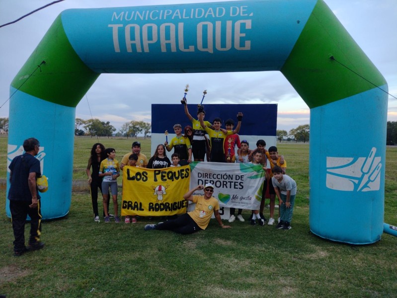 La Escuela de Ciclismo Municipal debutó con todo en el Campeonato Infanto Provincial